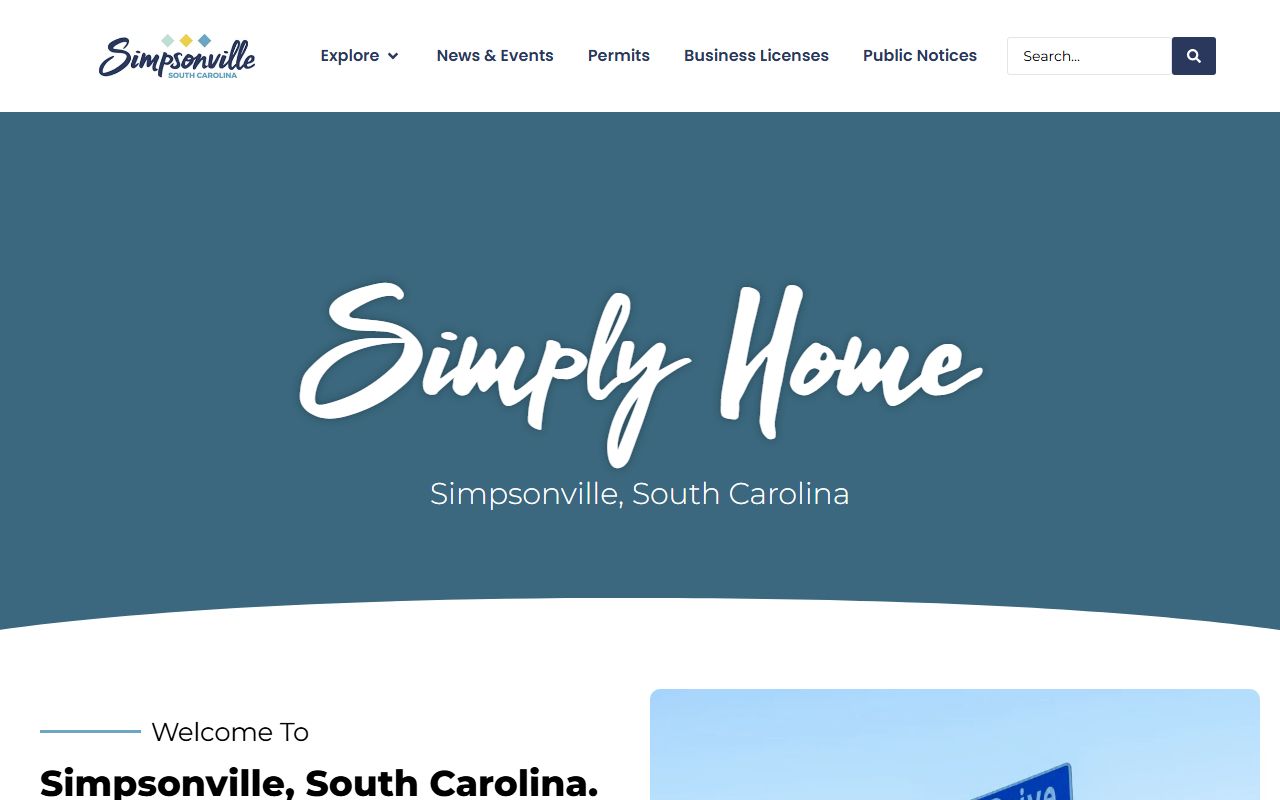 Simpsonville Death Index city government