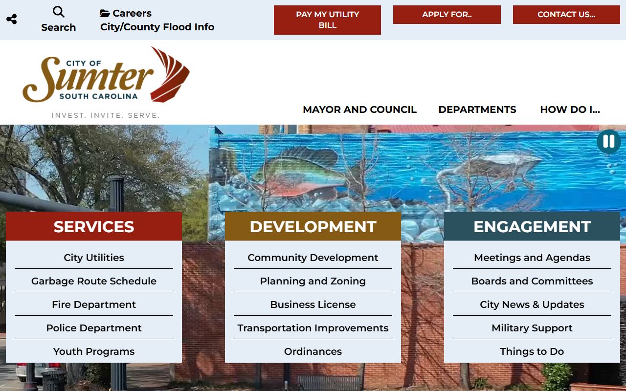 Sumter death index city portal and local government resources