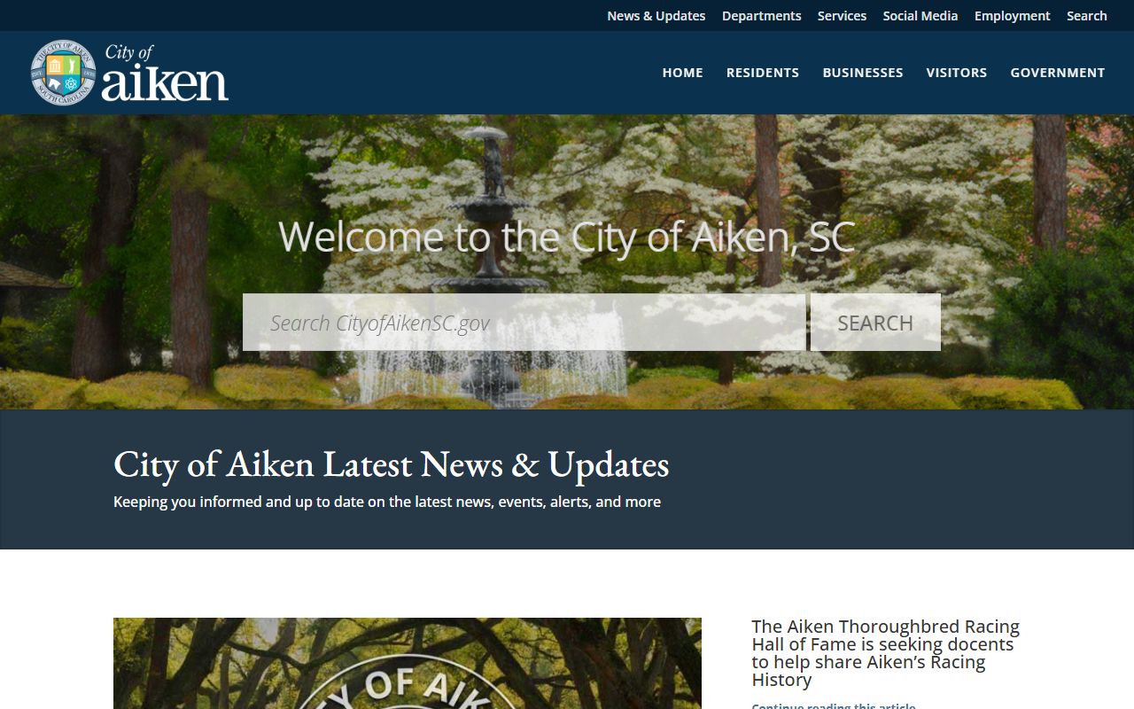 Aiken County Death Index city of Aiken official records