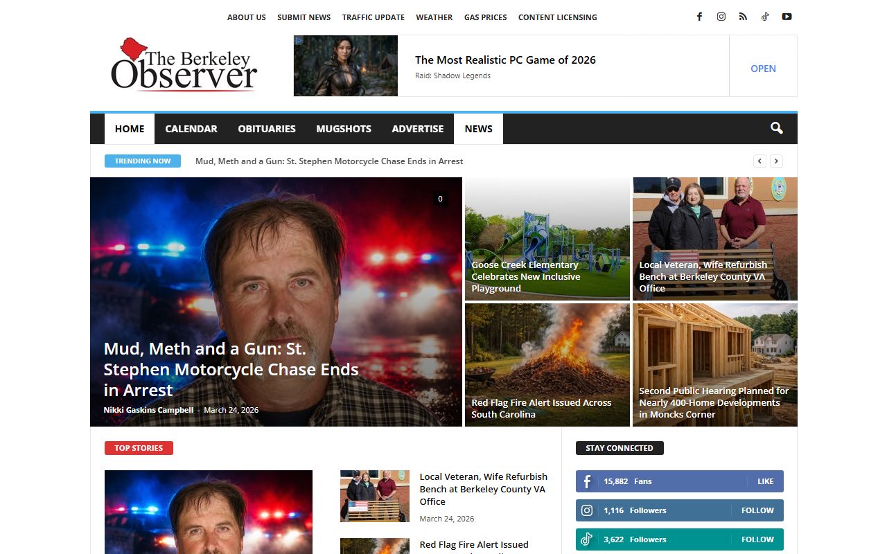 Berkeley County Death Index local news obituaries and death notices