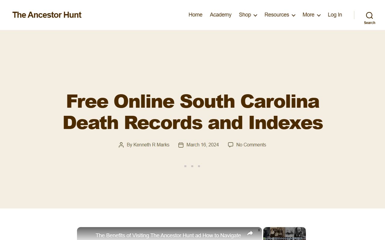 Lancaster County death indexes for free online record searching