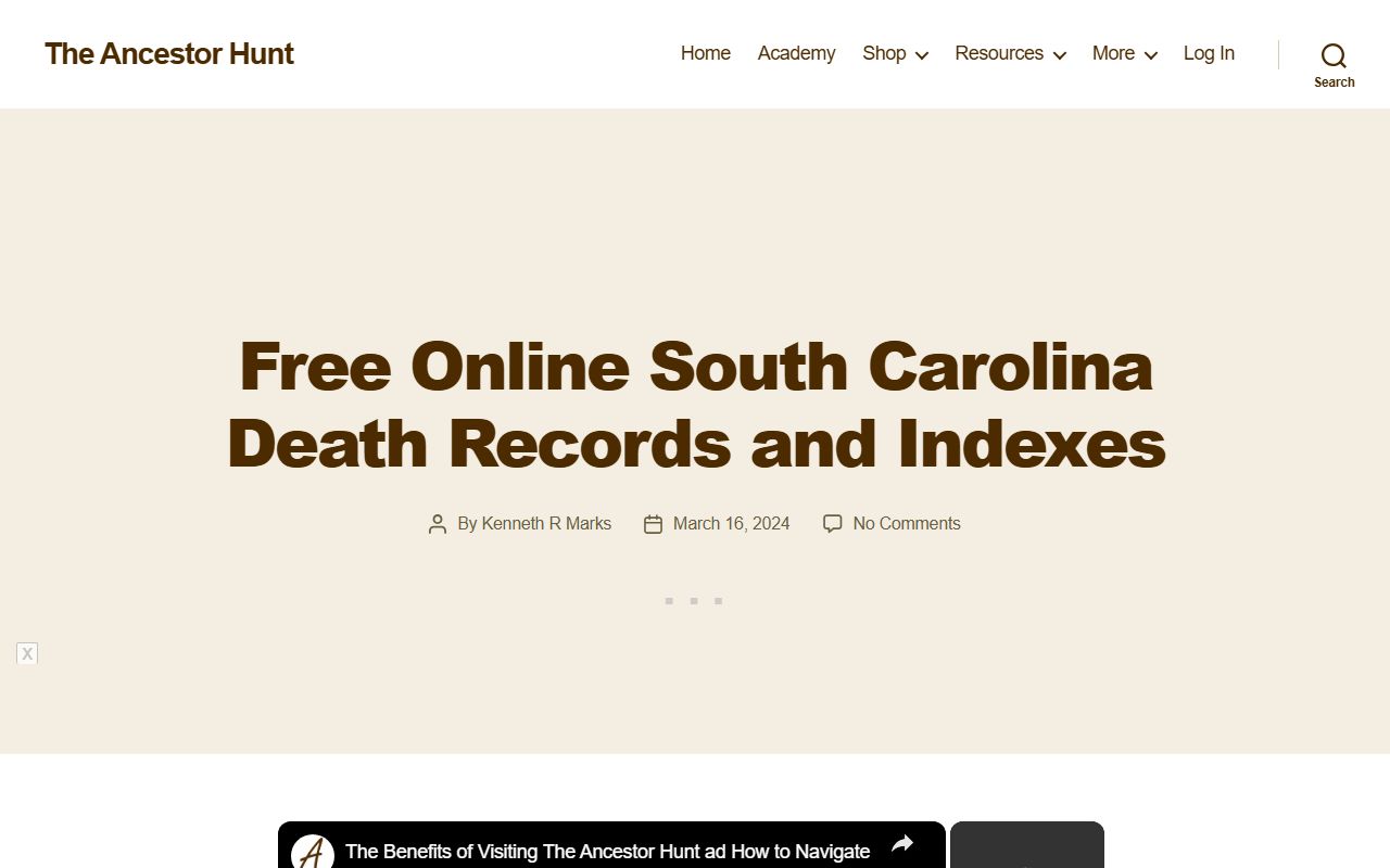 Laurens County death index and genealogy record resources