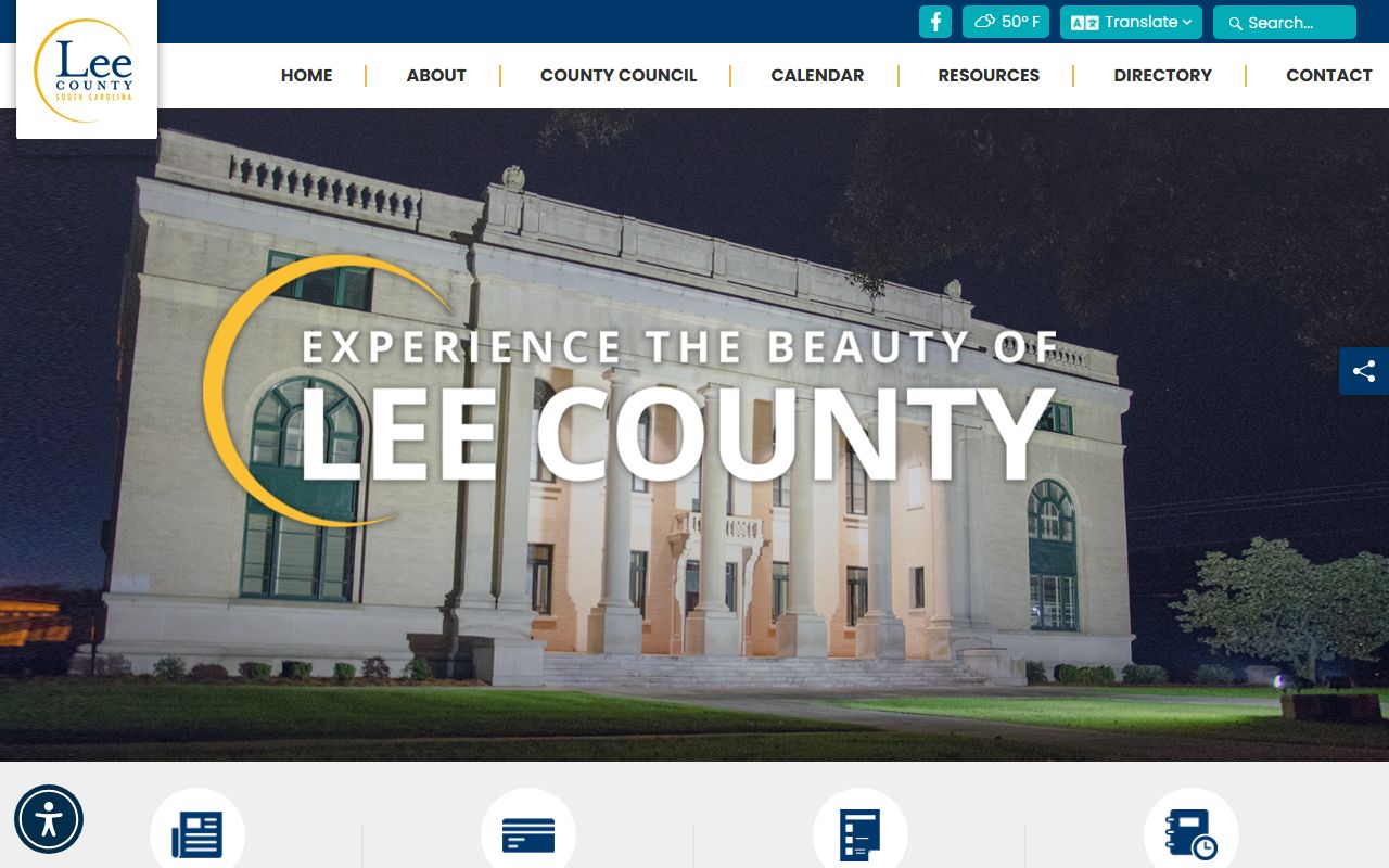 Lee County government portal for death index and records access